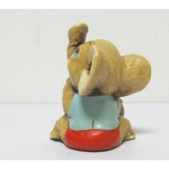 Vintage Tinker Ware Elephant Cosmo handpainted figurine Moorcraft England - Picture 6 of 12